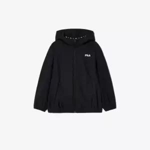 휠라키즈후드집업 FK2FTH2501X-BLK 트리코트 베이직 후드집업