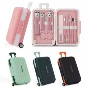 미니캐리어 손톱깍이 12종 풀세트 귀이개 눈썹 발톱 큐티클 정리 도구 판촉 하객답례품