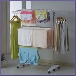 이동식 빨래건조대 6단 접이식 860mm 대형 건조대