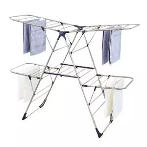 스탠드형 빨래건조대 아파트전용 4단 빨래거치대 빨래걸이대