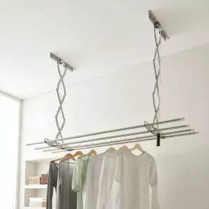 베란다 천장형 빨래건조대 올스텐 3단 190cm 실내 천정 건조걸이