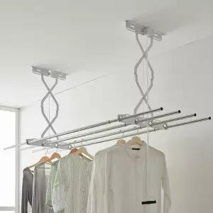 베란다 천장형 2단 건조대 슬라이드형 200cm 천정형빨래건조대