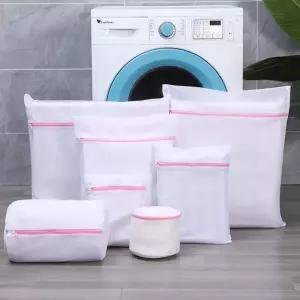 여행용 캐리어 통풍 파우치 세탁망 빨래망 7종세트 패키지 유아 속옷 아기