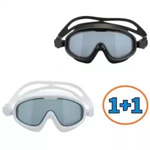 1+1 알큰수경 해녀 와이드 안티포그 김서림방지 물안경 그레이 투명 렌즈(2개세트)