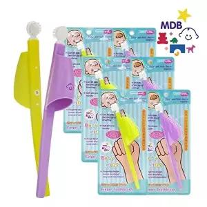 [MDB밀리언달러베이비]MDB 유아 실리콘 핑거 칫솔 4개