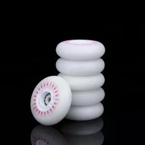 4개 세트 70mm 90A 롤러 휠 부품 플래시 야외 인라인 스케이트