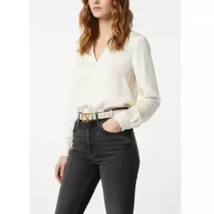 25FW 여성 브이로고 시그니처 벨트 7W2T0SM7 IYR REN 25F)