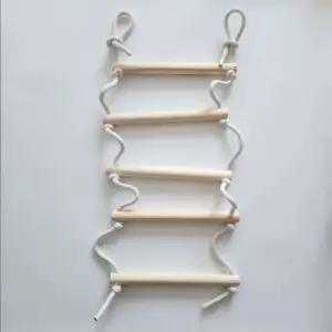 원목 사다리 줄사다리 밧줄 인테리어 현관 장식용 매달리기 로프