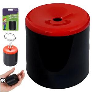 루이조히 참신한 스퀴즈 푸터 방귀 기계 - 포켓 사이즈 장난 소음기, 농담 장난감, 장난감 고무, 파티 선물 장난감으로 가장 사실적인 소리를 냅니다 (빨간색)