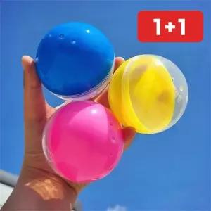 뽑기 캡슐 75mm 파티 행사 경품 반투명 이벤트 장난감