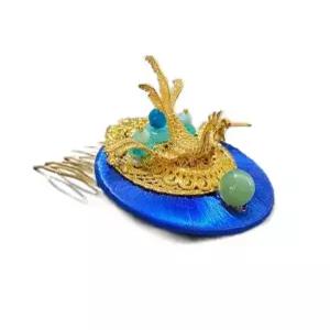 봉황 머리핀 첩지 한복 왕비 전통 폐백 올림머리 한국 고전미