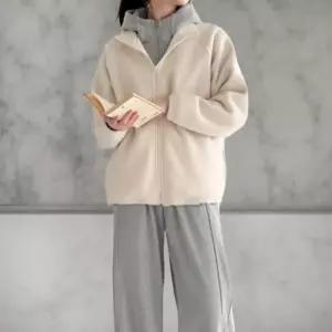 [옷자락]남녀공용 겨울 플리스 집업 캐주얼 자켓