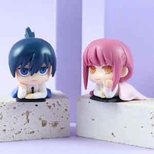 미니 체인소 맨 액션 피규어 슬리피 카와이 덴지 파워 아키 애니메이션 귀여운 마키마 포치타 조각품 홈 장