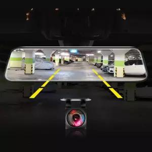 룸밀러 블랙박스 10인치 전후방 백미러 차량 고화질