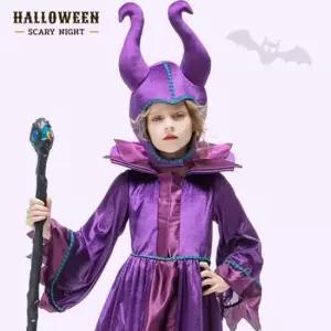파티의상 할로윈 호른 마녀 코스튬