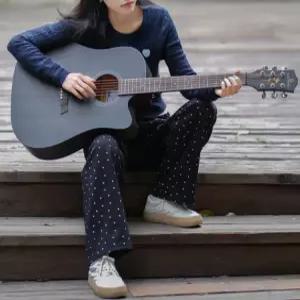 어쿠스틱 통기타 독학용 기타 포크기타 올솔리드 픽업장착