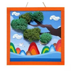 스칸디아모스 동양화 벽걸이 만들기 2EA bri+1501xe