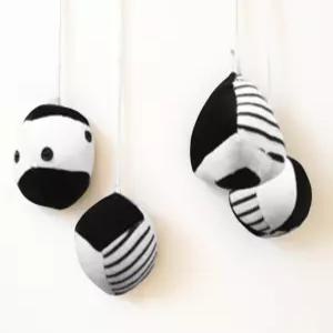 흑백 모빌 만들기 신생아 꿈나라 인형 아기 거치대