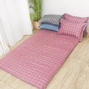 접이식 바닥 요 매트 누빔 체크 요 매트 요솜 이불