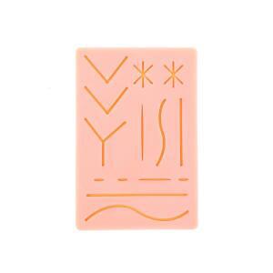 의대생 핫 미니 실리콘 피부 패드 봉합 절개 외과적 외상 시뮬레이션 훈련