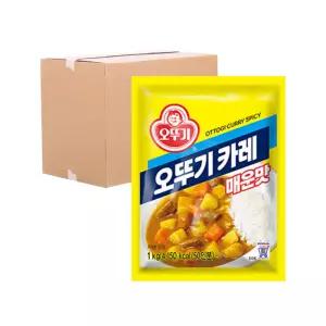 [박스] 오뚜기 카레 매운맛 1kg 10입