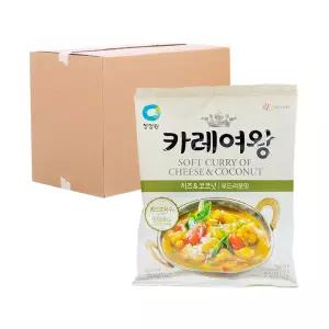 [박스] 청정원 카레여왕 치즈&코코넛 108g 16입