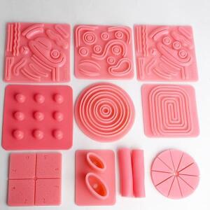 의대생 복강경 수술 시뮬레이션 훈련 봉합 고정점 장 튜브 3D 실리콘 모듈 일반 매듭 패드