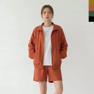 [다잇템] 여자 SS 클래식 윈드브레이커 시어서커 쿨 점퍼