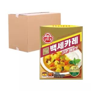 [박스] 오뚜기 3분카레 백세카레 매운맛 200g 24입