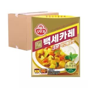 [박스] 오뚜기 3분카레 백세카레 약간매운맛 200g 24입