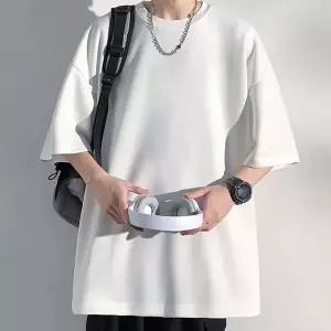 [모로엠] 베이직 루즈핏 남성 무지 티셔츠 ON-TSA-QWFN17EH