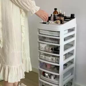 이동식 화장대트롤리 메이크업 서랍 네일 5단 수납 4단