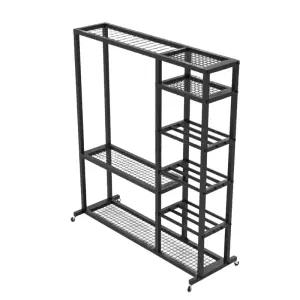 배드민턴 선반 진열장 디스플레이 탁구 스탠드 거치대 운동기구랙 휠 행거 철제