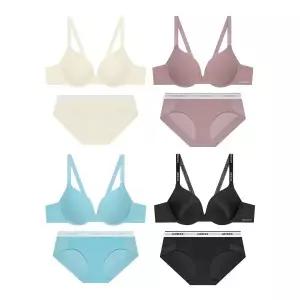 GUESS UNDERWEAR 퓨징라인 풀컵 와이어 브라 팬티 세트 2064136