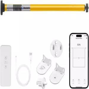 알렉사와 호환되는 1.25 32mm 그늘 튜브용 AM22 스마트 블라인드 모터 충전식 블루투스 및 Windows RF