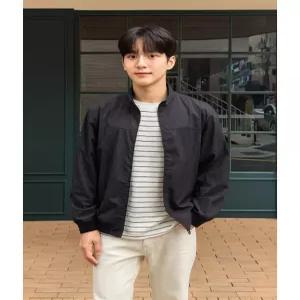 헤지스 남성 25SS [Ultralight] 블랙 썸머 초경량 스트레치 블루종 HZJU5B511BK