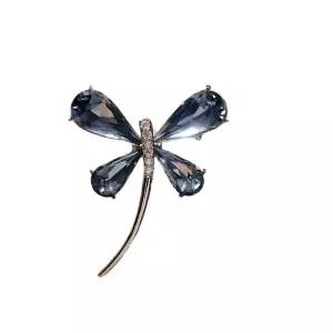 여성브로치 고급 센스 크리스탈 잠자리 브로치 럭셔리 선물 심쿵해외구매