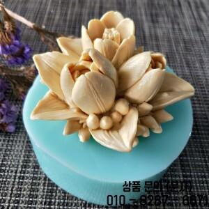 HC0118 PRZY 튤립 꽃다발 실리콘 금형 비누 수제 만들기 촛불 점토