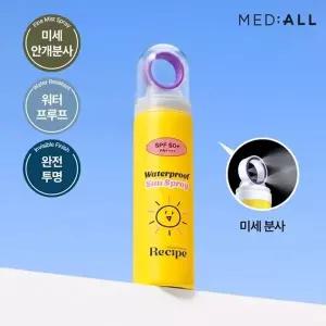 메디올 워터프루프 선스프레이 80ml 1개/미세안개분사 완전투명 썬...