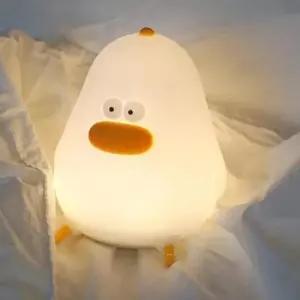 [데코] 귀여운 닭 LED 무드등 취침등 수면등 실리콘 조명