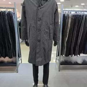 [레노마 옴므]S/S 간절기 블랙 세미오버핏 트렌치 코트 PIMBH05_BP