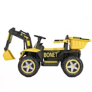 중장비 포크레인 승용 전동 굴삭기 빨간색 노란색 푸쉬카 구동 완구