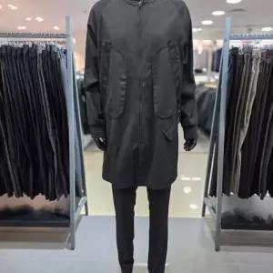 [레노마 옴므]F/W 간절기 블랙 차이나넥 세미오버핏 롱코트 PCMBH01_BP