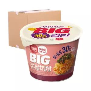 [박스] CJ 컵반 BIG 김치날치알밥 263g 24입