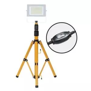 [Deco] LED 투광등 세트 스위치형 50W 투광기 1개 AC코드