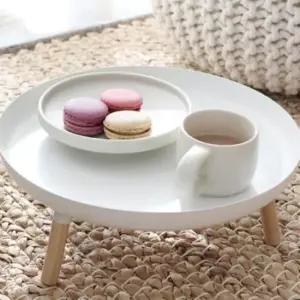 [JED] 선반 원형 데코 다용도 미니 테이블 32x13cm 진열대