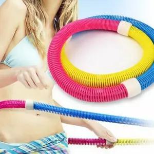스트레칭 훌라후프 피트니스 휴대용 스프링 꽈배기 홈트 가정용