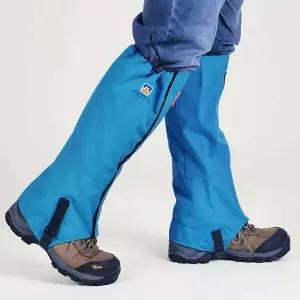 등산 방수 롱 스패츠 블루 흙막이 발토시 다리 보호대 등산용품