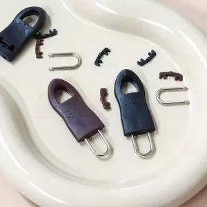 논슬립 지퍼 수리 손잡이 수선 가방재료 고리 L