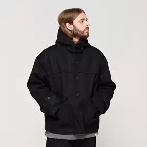 [카고브로스]CB SEMI OVER HOOD SHORT COAT (BLACK)